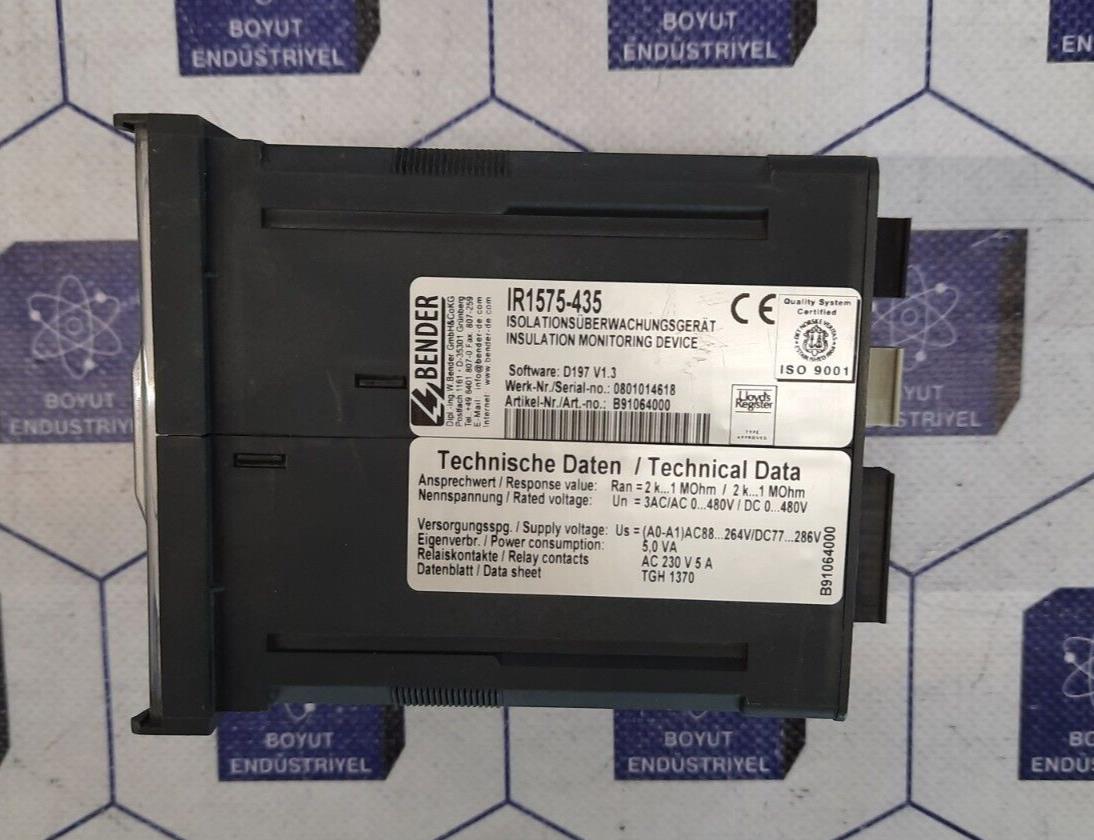 BENDER-IR1575-435-INSULATION MONITORING DEVICE