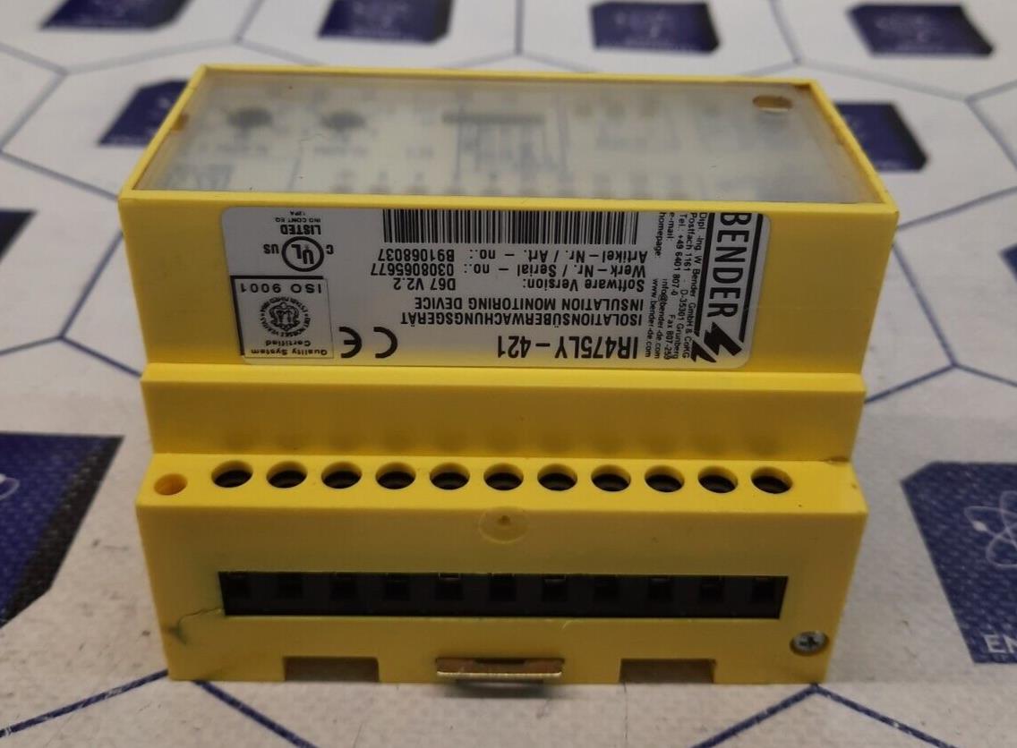 BENDER IR475LY-421 INSULATION MONITORING DEVICE