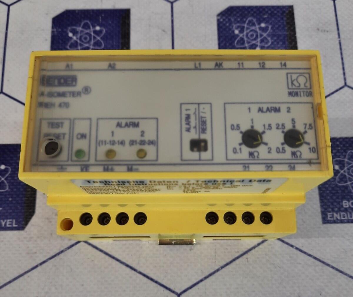 BENDER IREH470Y2-6 INSULATION MONITORING DEVICE