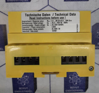 BENDER IREH470Y2-6 INSULATION MONITORING DEVICE