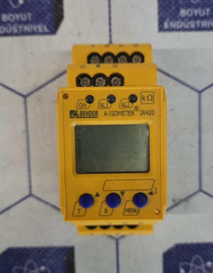 BENDER IR420-D4-1 A-ISOMETER INSULATION MONITORING DEVICE