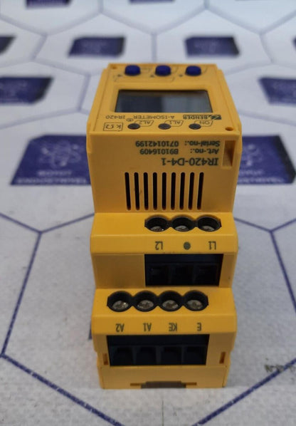 BENDER IR420-D4-1 A-ISOMETER INSULATION MONITORING DEVICE