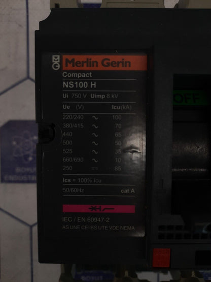 MERLIN GERIN NS100H COMPACT NS /CIRCUIT- BREAKER DISJONCTEUR