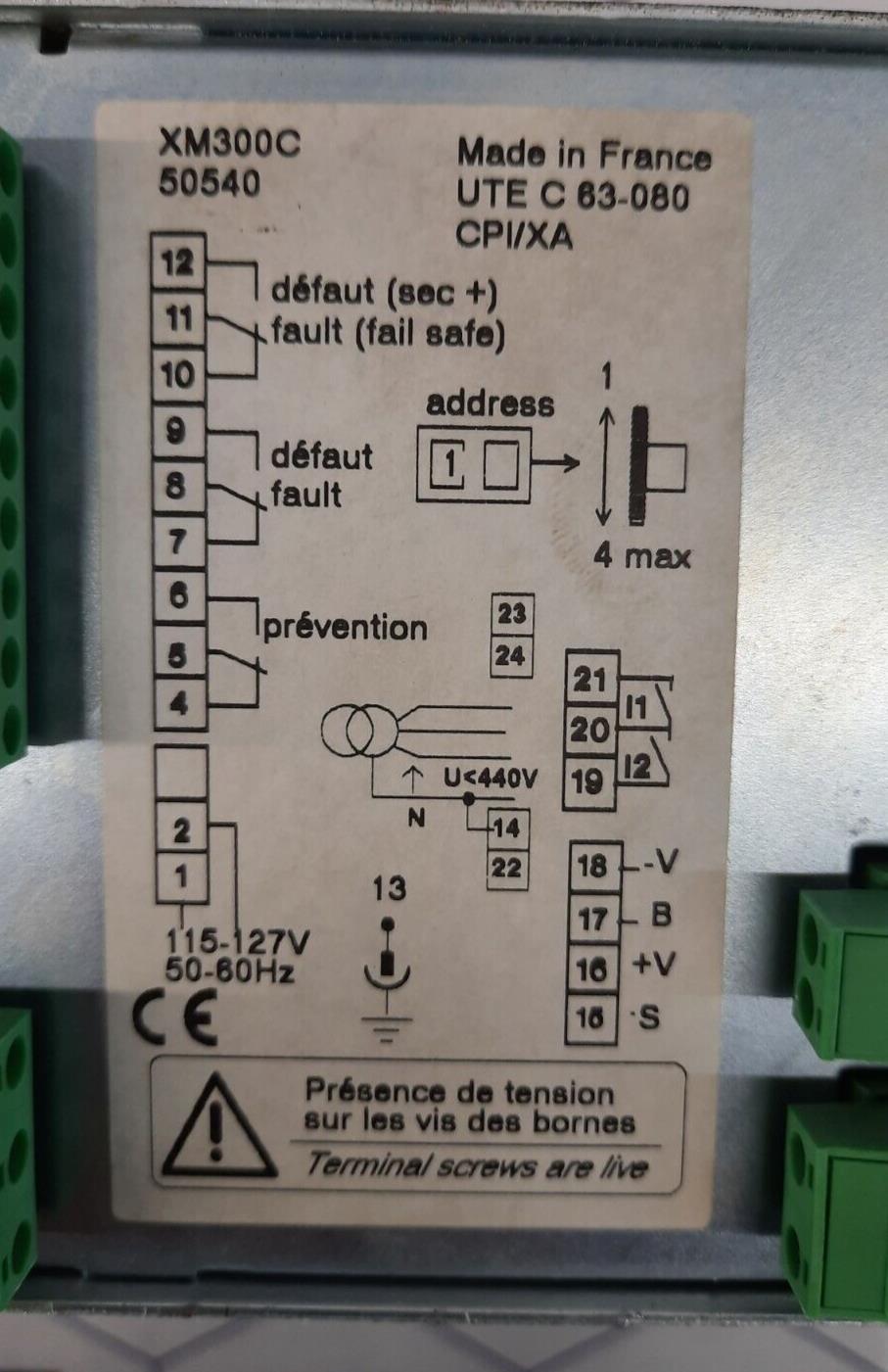 MERLIN GERIN XM300C VIGILOHM SISTEM - 50540