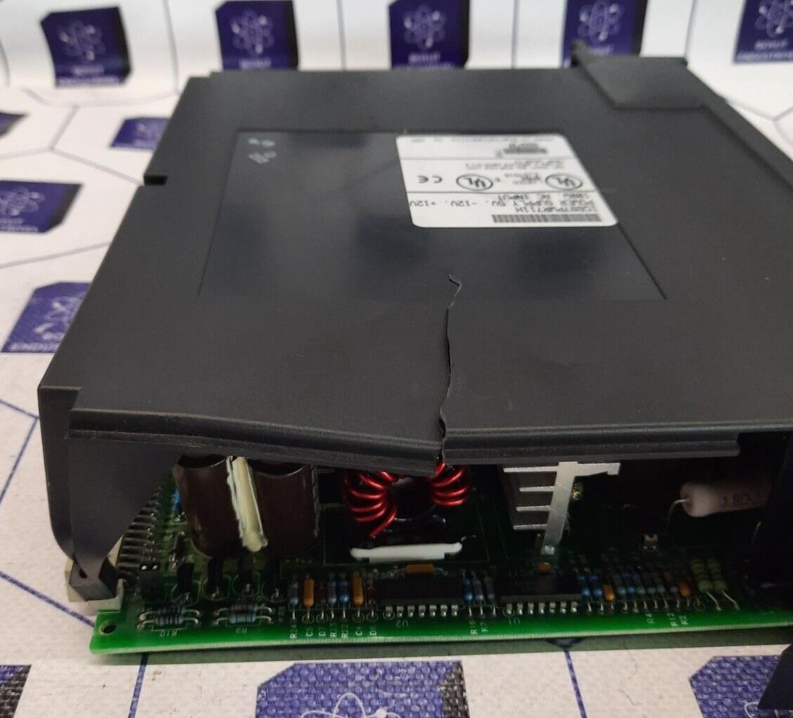 GE FANUC IC697PWR711H POWER SUPPLY 5V-12V+12V 100W AC INPUT (damaged)
