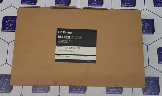 GE FANUC IC630MDL375B SERIESTHREE PROGRAMMABLE CONTROLLER 115VAC OUTPUT MDL/16