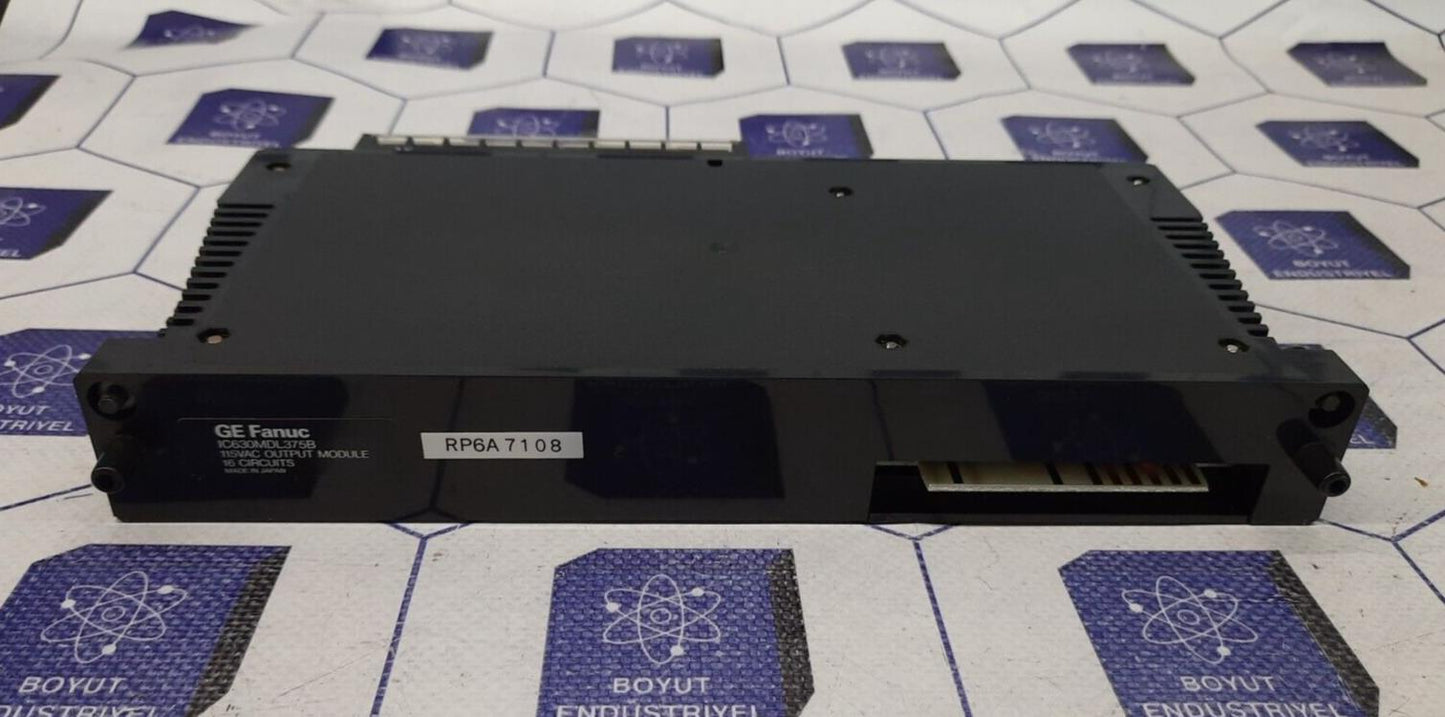 GE FANUC IC630MDL375B SERIESTHREE PROGRAMMABLE CONTROLLER 115VAC OUTPUT MDL/16