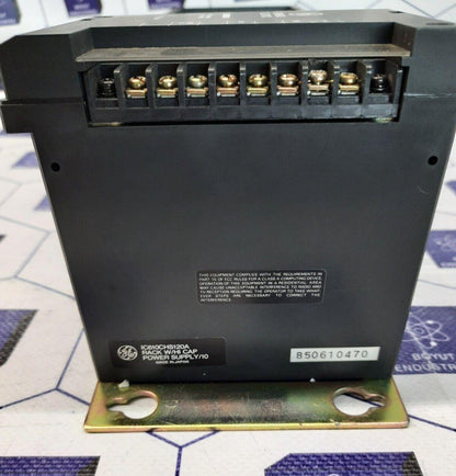 GE FANUC IC610CHS120A RACK W/HI CAP POWER SUPPLY/10 SERIESONE PROGRAMMABLE