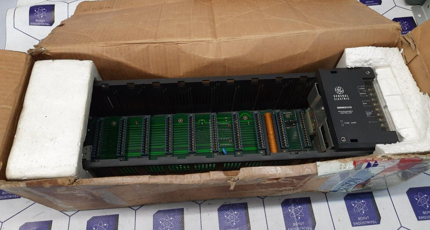 GE FANUC IC610CHS120A RACK W/HI CAP POWER SUPPLY/10 SERIESONE PROGRAMMABLE