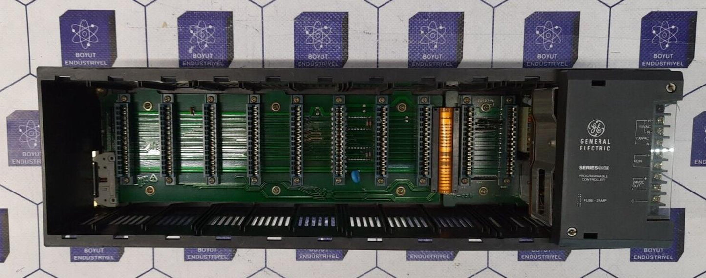 GE FANUC IC610CHS120A RACK W/HI CAP POWER SUPPLY/10 SERIESONE PROGRAMMABLE
