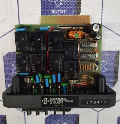 GE FANUC IC610MDL180A RELAY OUTPUT MODULE 8 CIRCUITS