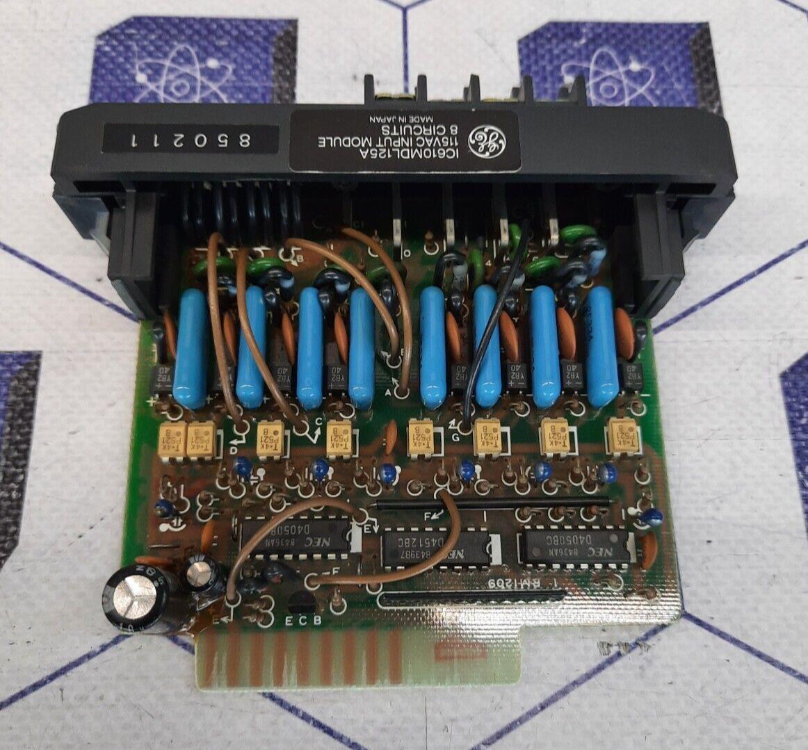 GE FANUC IC610MDL125A 115VAC INPUT MODULE 8CIRCUITS