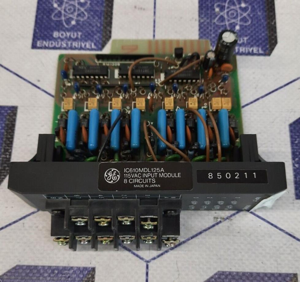 GE FANUC IC610MDL125A 115VAC INPUT MODULE 8CIRCUITS