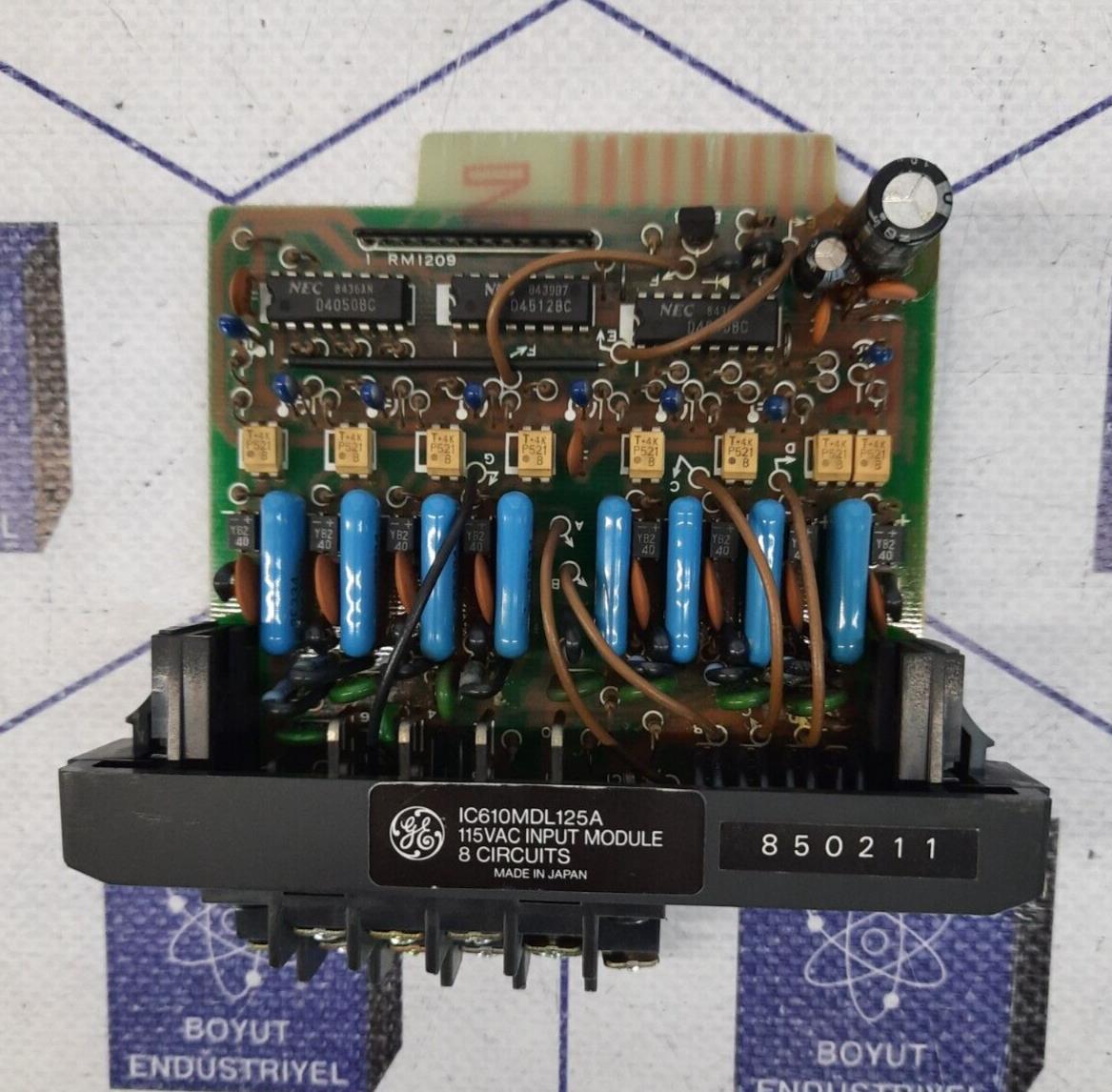 GE FANUC IC610MDL125A 115VAC INPUT MODULE 8CIRCUITS