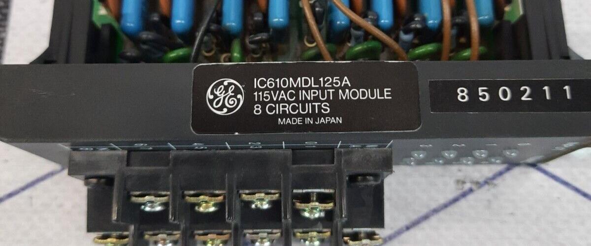 GE FANUC IC610MDL125A 115VAC INPUT MODULE 8CIRCUITS