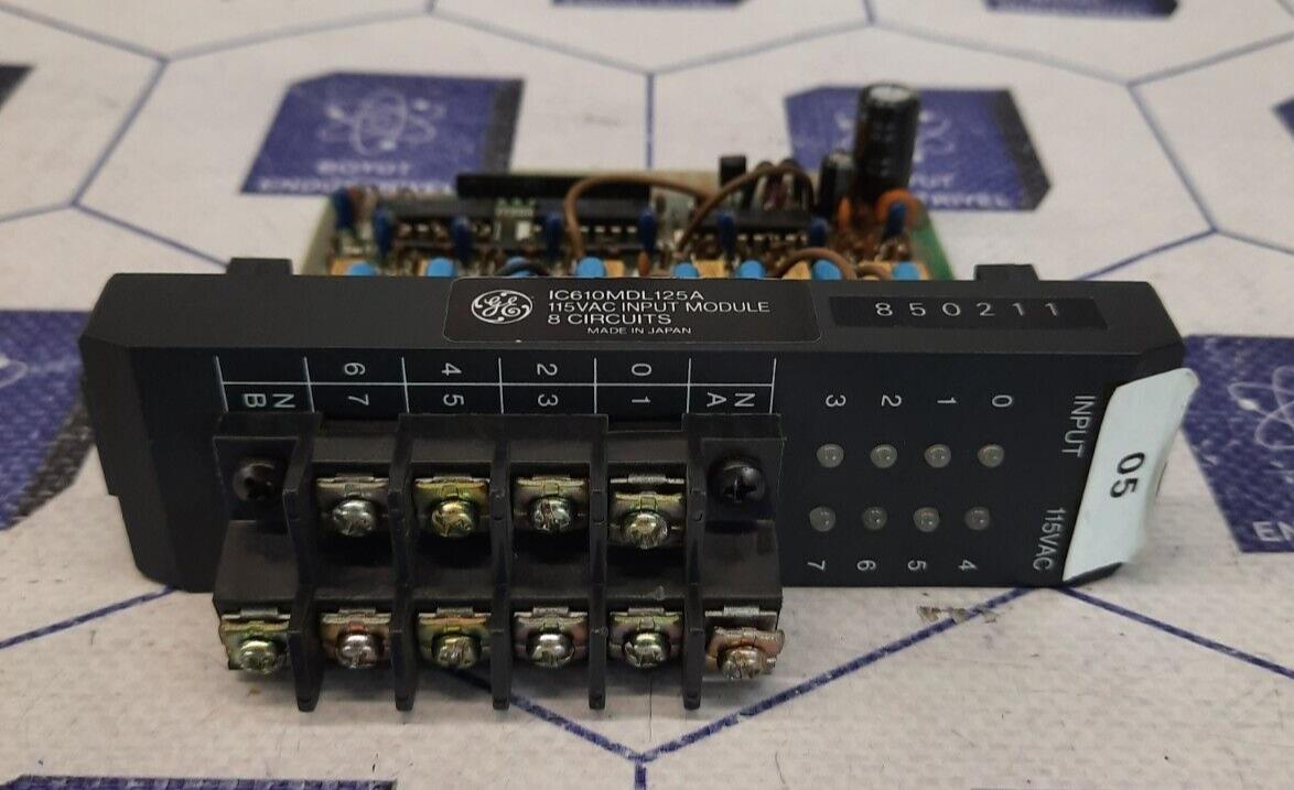 GE FANUC IC610MDL125A 115VAC INPUT MODULE 8CIRCUITS