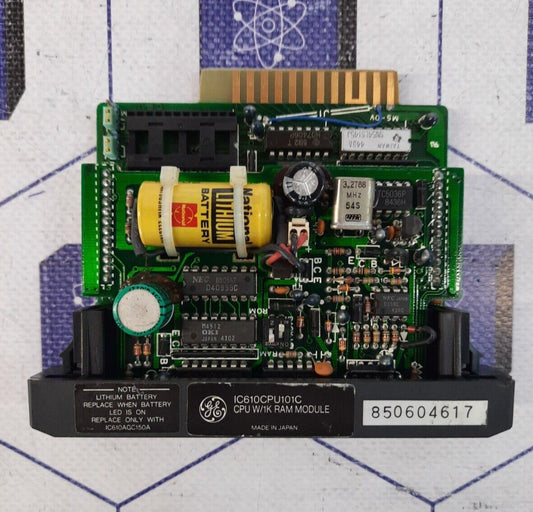 GE FANUC IC610CPU101C CPUW/1K RAM MODULE