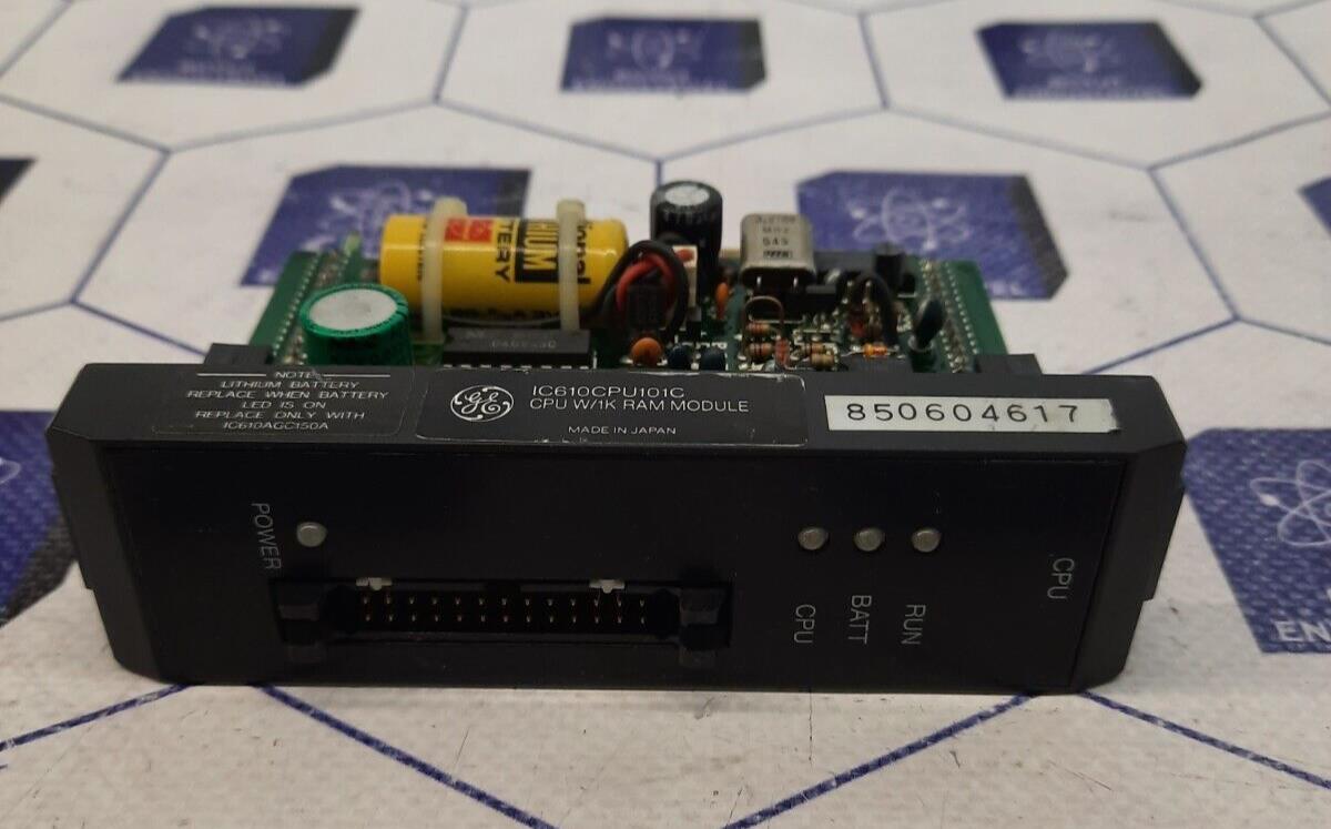 GE FANUC IC610CPU101C CPUW/1K RAM MODULE