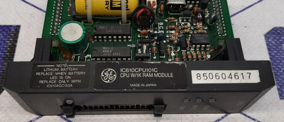 GE FANUC IC610CPU101C CPUW/1K RAM MODULE