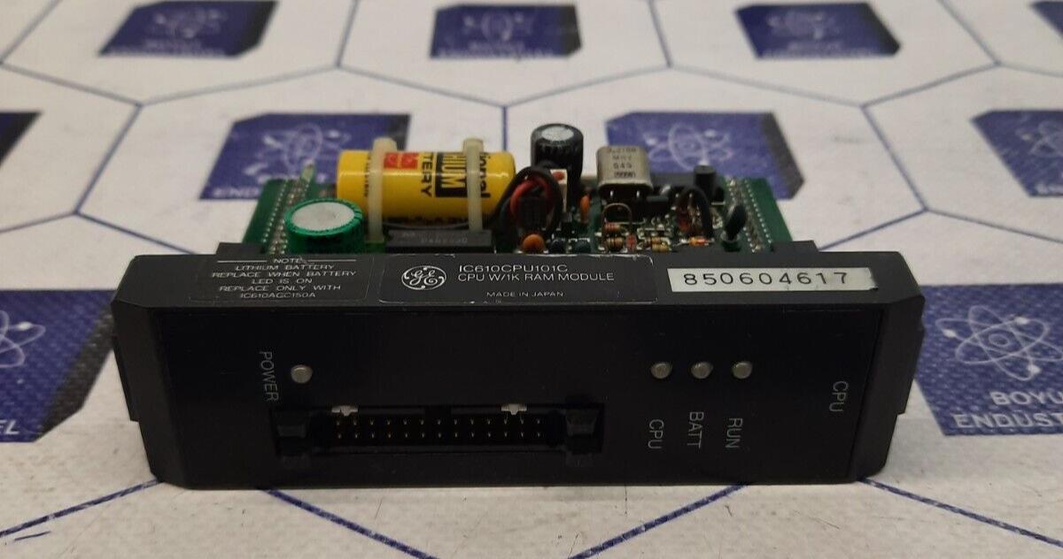 GE FANUC IC610CPU101C CPUW/1K RAM MODULE