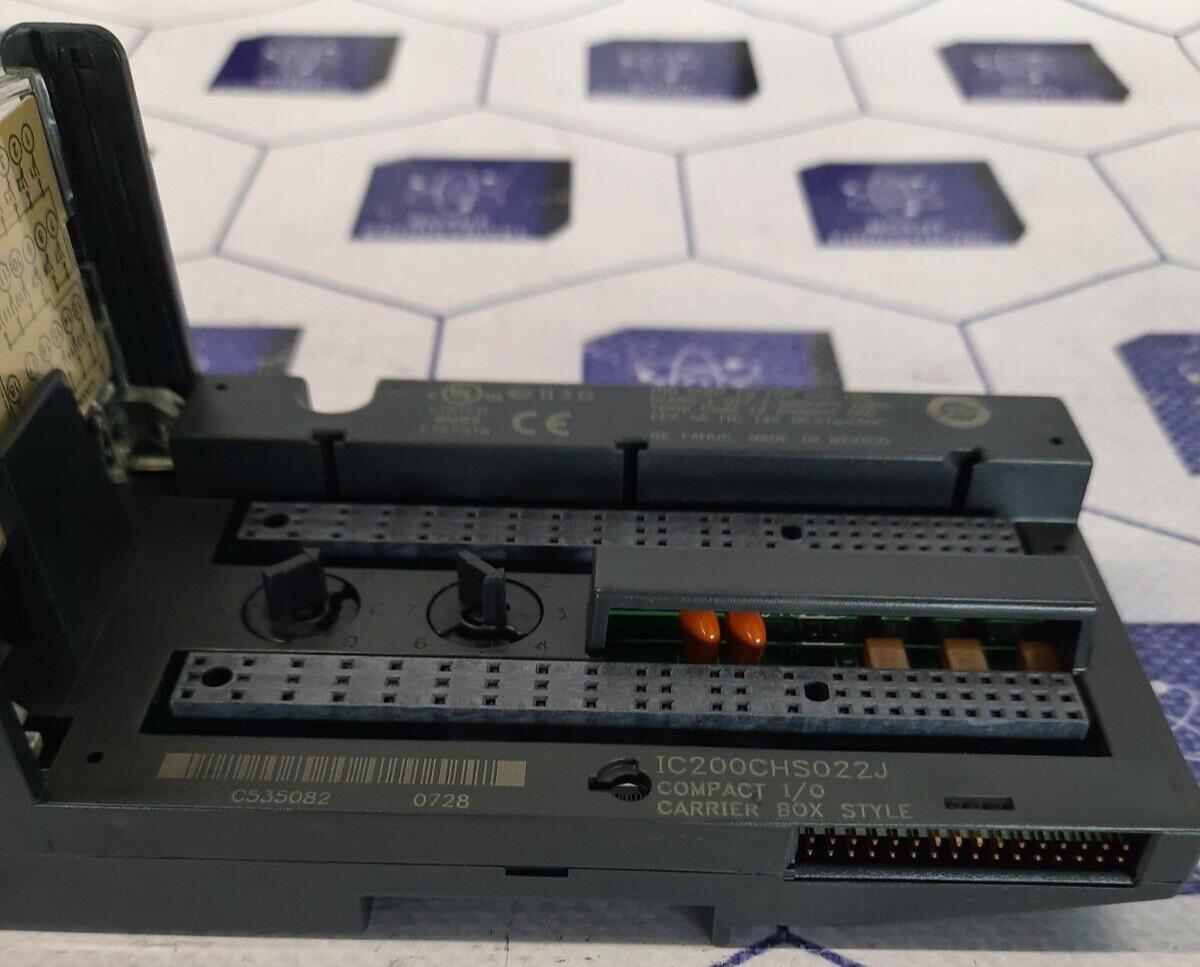 GE FANUC IC200CHS022J COMPACT I/O CARRIER BOX STYLE