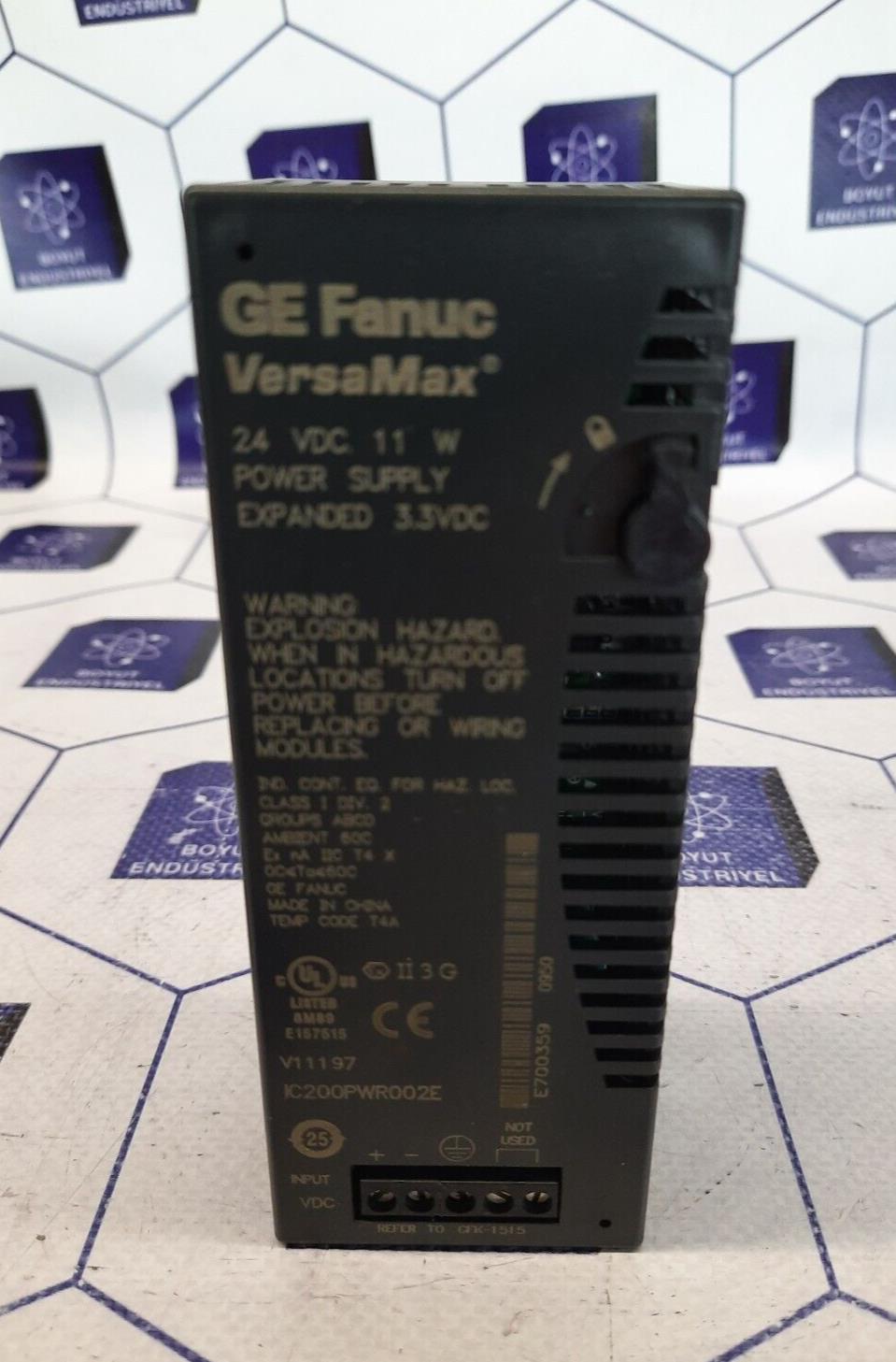 GE FANUC IC200PWR002E VERSAMAX POWER SUPPLY EXPANDED 3.3VDC
