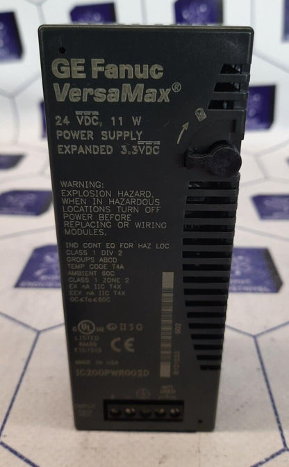 GE FANUC VERSAMAX  IC200PWR002D POWER SUPPLY EXPANDED 3.3VDC