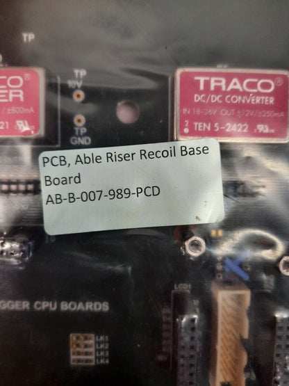 CLOVER TOOL CO. RISER RECOIL BASE BOARD ABB007989 PCD