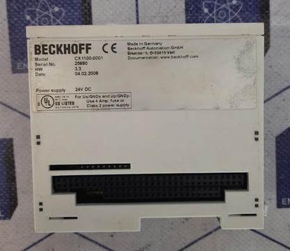BECKHOFF CX1100-0001 POWER SUPPLY 24V DC