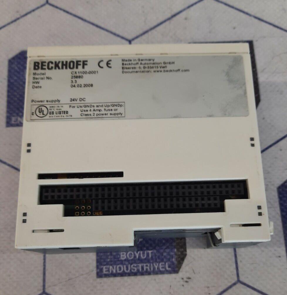 BECKHOFF CX1100-0001 POWER SUPPLY 24V DC