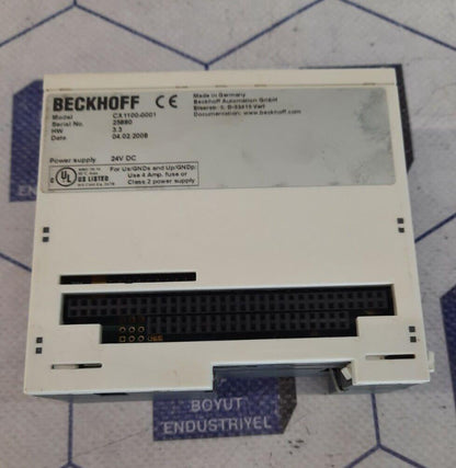 BECKHOFF CX1100-0001 POWER SUPPLY 24V DC