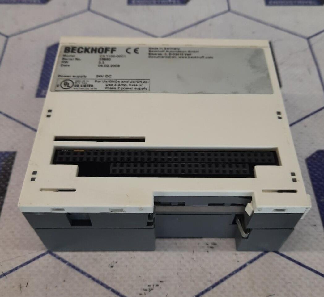BECKHOFF CX1100-0001 POWER SUPPLY 24V DC