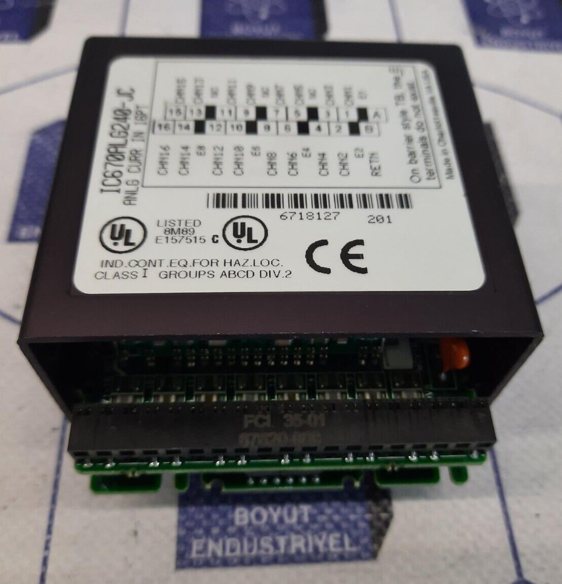 GE FANUC IC670ALG240-JC ANLG CURR IN 16PT