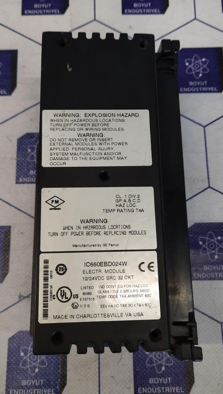 GE FANUC IC660EBD024W - IC660TBD024M TERM MODULE