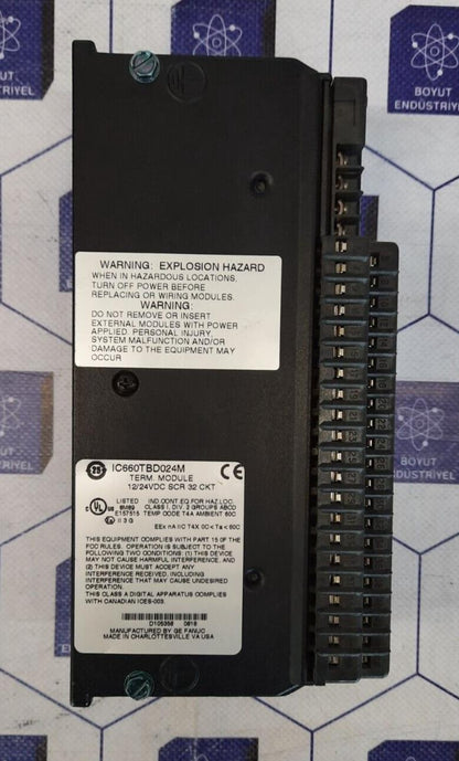 GE FANUC IC660EBD024W - IC660TBD024M TERM MODULE