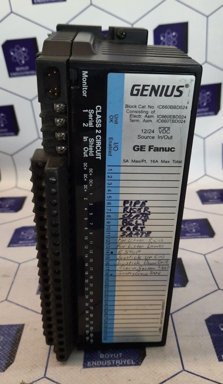 GE FANUC IC660EBD024W - IC660TBD024M TERM MODULE