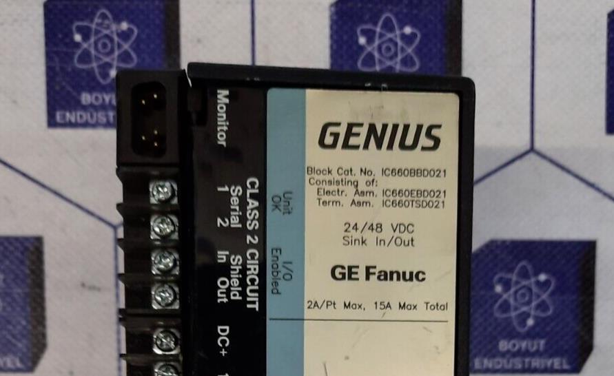 GE FANUC IC660BBD021/IC660EBD021/IC660TSD021 - IC660EBD021U/IC660TSD021K GENIUS