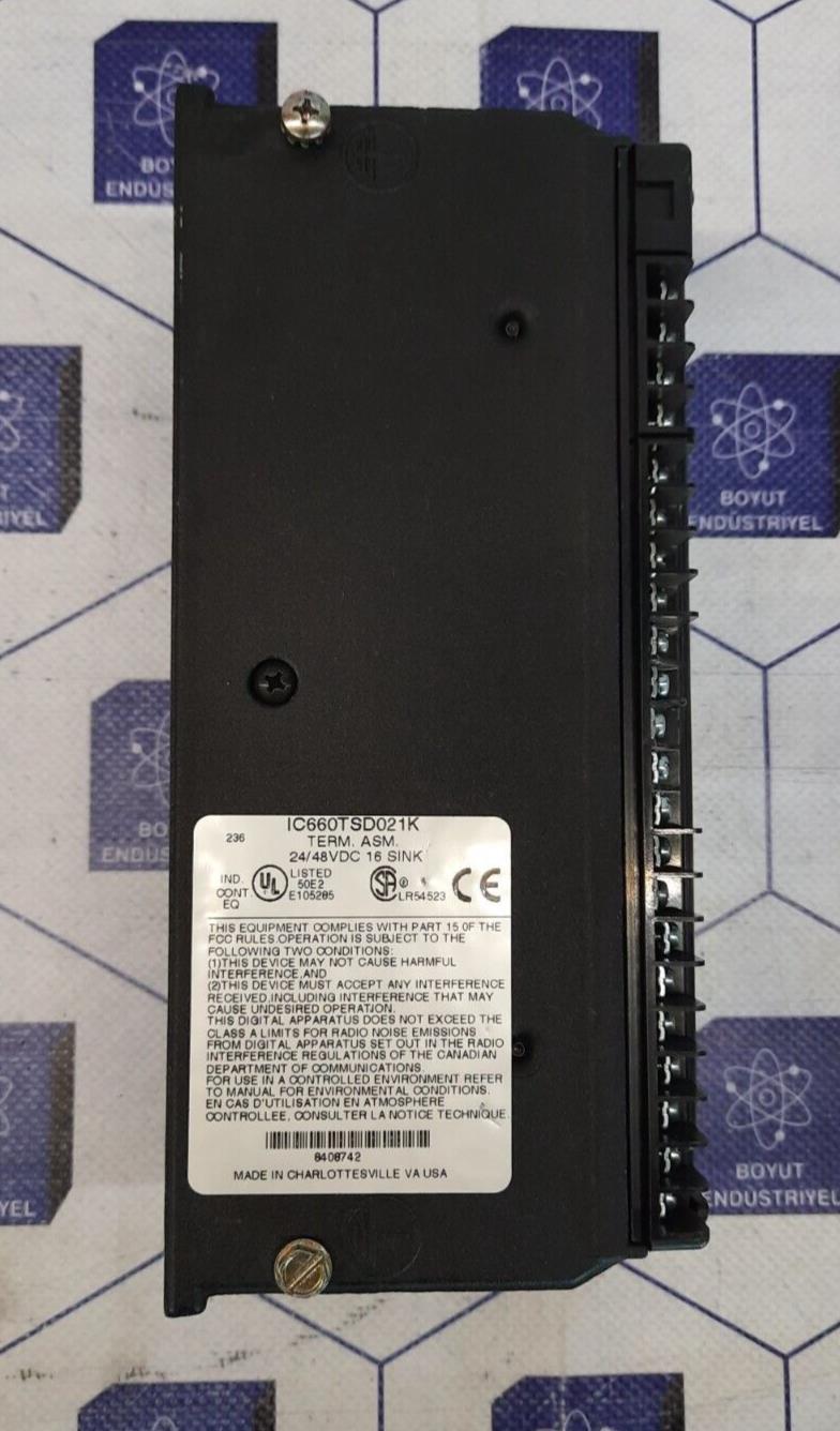 GE FANUC IC660BBD021/IC660EBD021/IC660TSD021 - IC660EBD021U/IC660TSD021K GENIUS