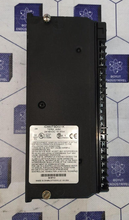 GE FANUC IC660BBD021/IC660EBD021/IC660TSD021 - IC660EBD021U/IC660TSD021K GENIUS