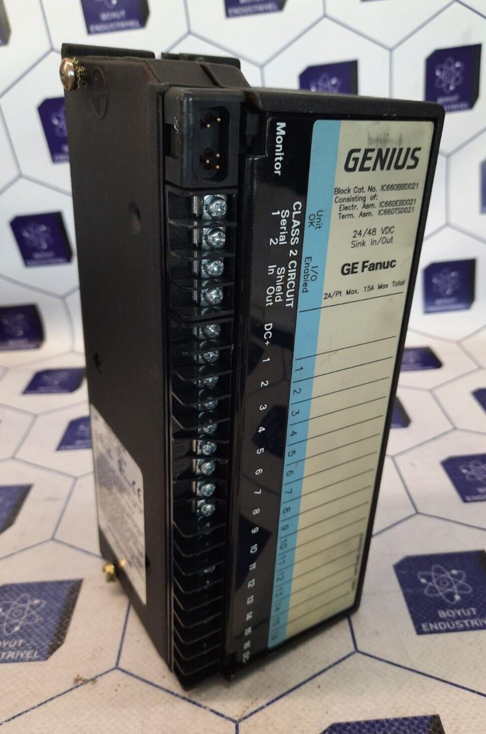 GE FANUC IC660BBD021/IC660EBD021/IC660TSD021 - IC660EBD021U/IC660TSD021K GENIUS