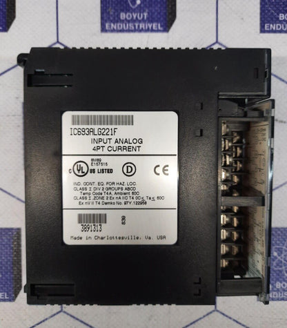 GE FANUC IC693ALG221F INPUT ANALOG 4PT CURRENT