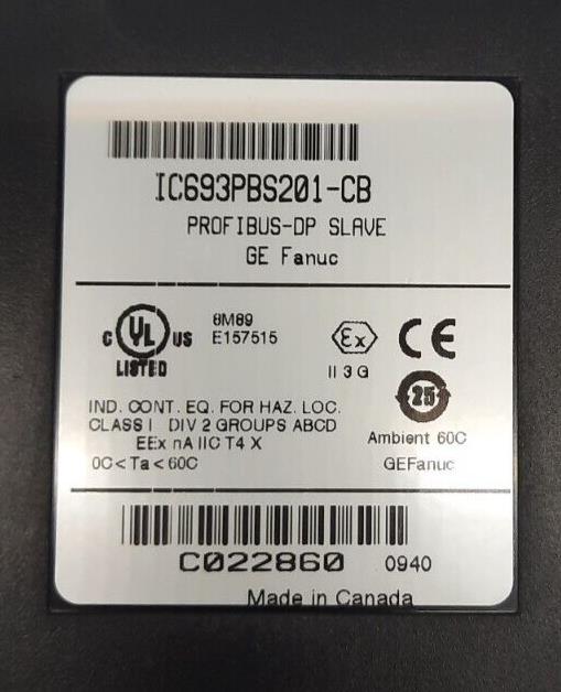 GE FANUC IC693PBS201-CB PROFIBUS-DP SLAVE