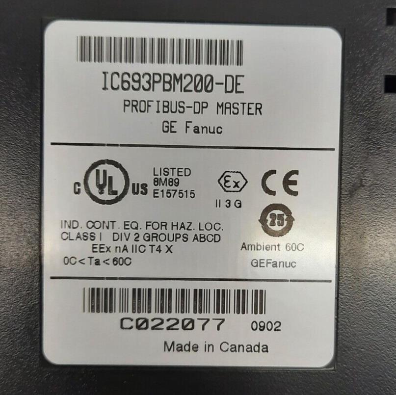 GE FANUC IC693PBM200-DE PROFIBUS-DP MASTER