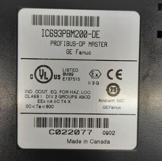 GE FANUC IC693PBM200-DE PROFIBUS-DP MASTER