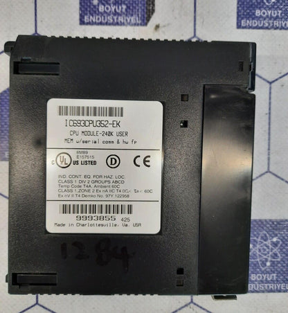 GE FANUC IC693CPU352-EK CPU MODULE-240K USER