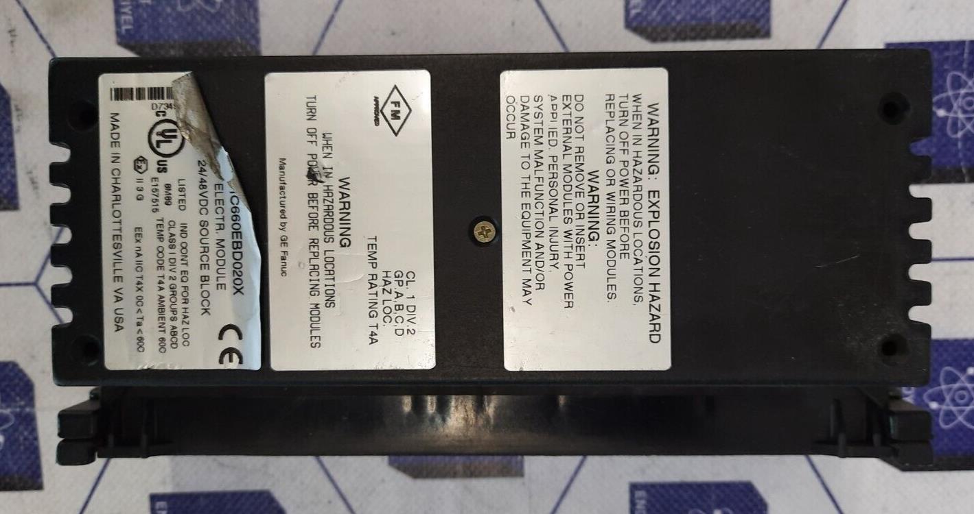GE FANUC IC660EBD020X/IC660TSD020K - IC660BBD020/IC660EBD020/IC660TSD020