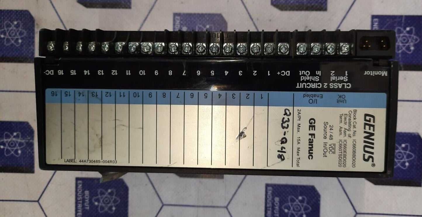 GE FANUC IC660EBD020X/IC660TSD020K - IC660BBD020/IC660EBD020/IC660TSD020