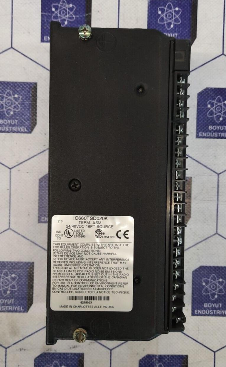 GE FANUC IC660EBD020X/IC660TSD020K - IC660BBD020/IC660EBD020/IC660TSD020