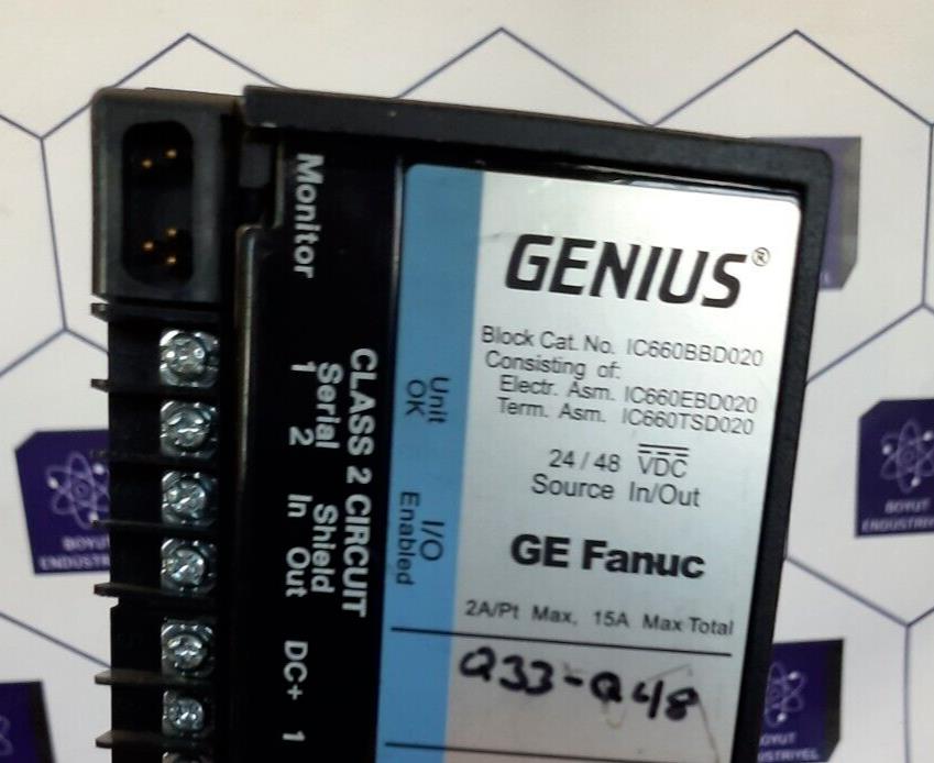 GE FANUC IC660EBD020X/IC660TSD020K - IC660BBD020/IC660EBD020/IC660TSD020