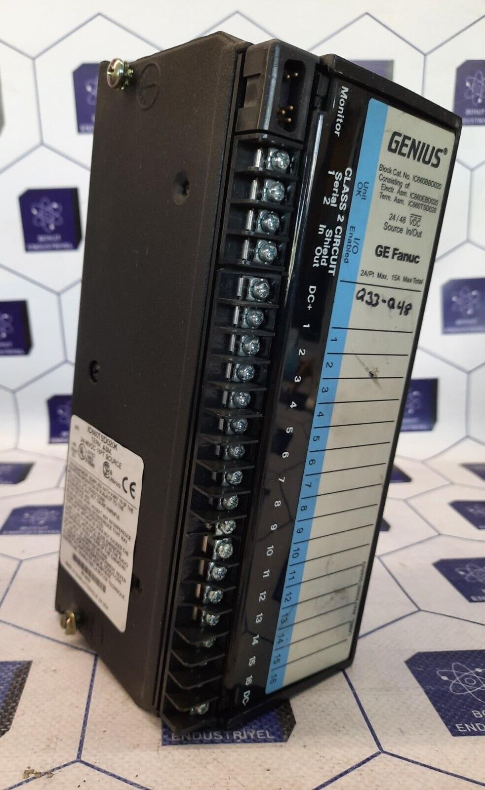 GE FANUC IC660EBD020X/IC660TSD020K - IC660BBD020/IC660EBD020/IC660TSD020